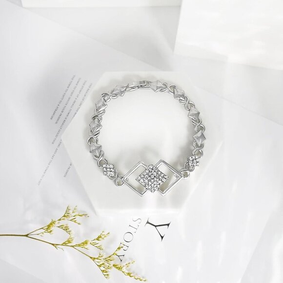 Gold Jewelry Sets for Women 18K Gold/Silver Filled Jewelry Necklace Set Wedding - Picture 9 of 9